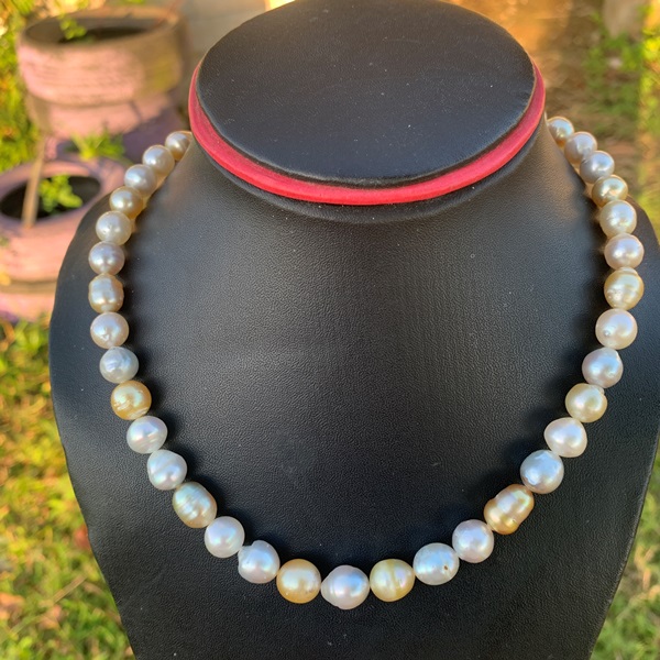 Baroque Mix Color South Sea Pearl Necklace