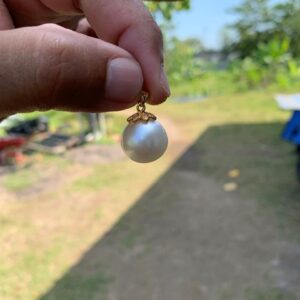 Saltwater Pearl Pendant Large South Sea Pearl,  14.8x15.5mm BSP