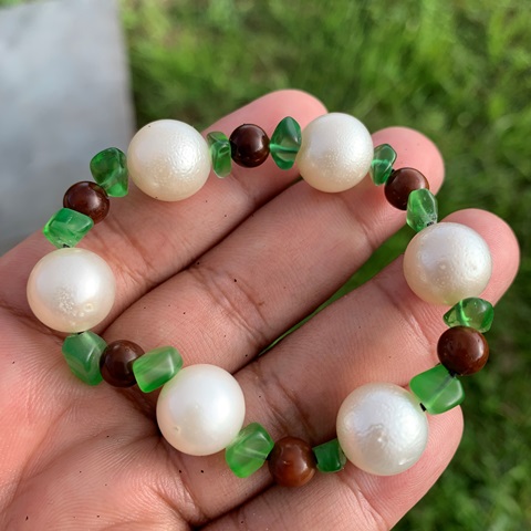 Seawater Saltwater Pearl Bracelet With Stone