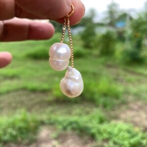 10-11.7mm Indonesia Sea Pearl South Sea Pearl Pendant BoZorX B-2-2