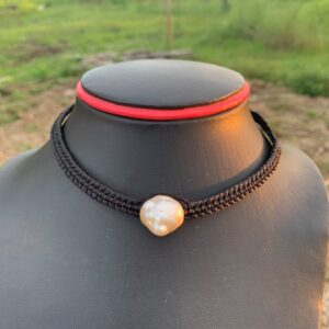 South Sea Pearl Necklace Saltwater Pearl Necklace Seawater Pearl Choker Necklace Pearl Size 17mm BoZorX CK-1