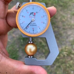 Bing Size Loose High Grade Golden South Sea Pearl Dark Golden Loose Gold Seawater Pearl Loose Gold Saltwater Pearl Undrilled Pearl PP-2