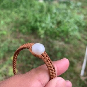 Handmade Bracelet With Indonesia South Sea Pearl BoZorX Size 11.5mm R-12