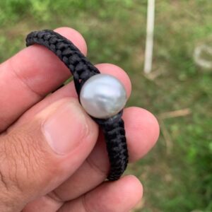 Handmade Bracelet With Indonesia South Sea Pearl BoZorX Size 13mm R-4