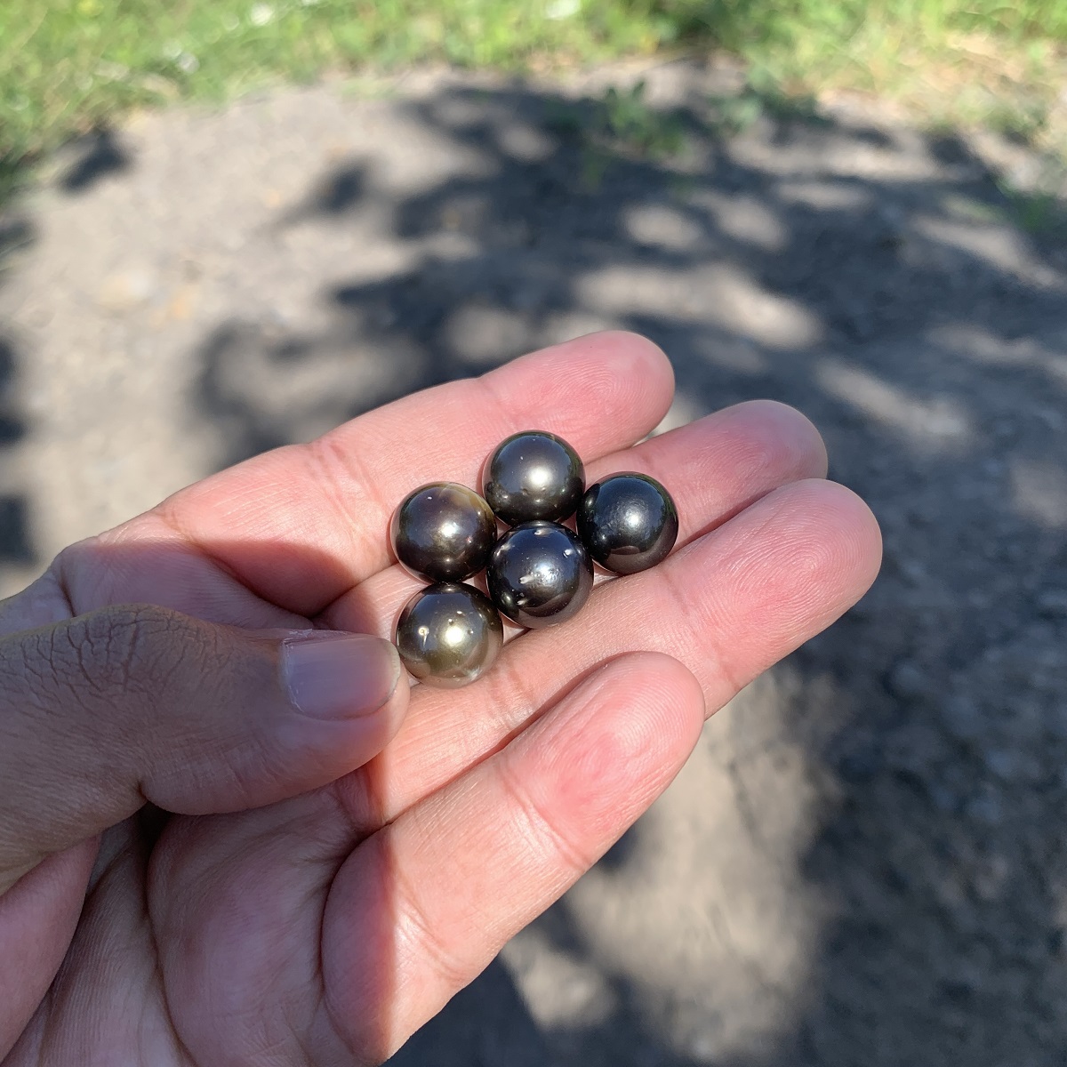 10 Pcs 12-12.5mm Tahitian South Sea Pearl Loose Indonesia Pearl Beads BoZorX RAR-2 - Image 4