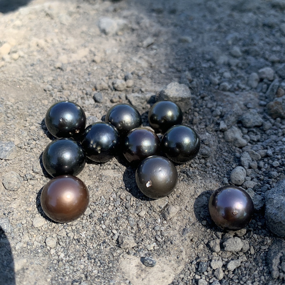 10 Pcs 12-12.5mm Tahitian South Sea Pearl Loose Indonesia Pearl Beads BoZorX RAR-2 - Image 5
