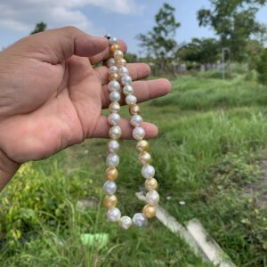Baroque Seawater Pearl Necklace Bozorx - 2
