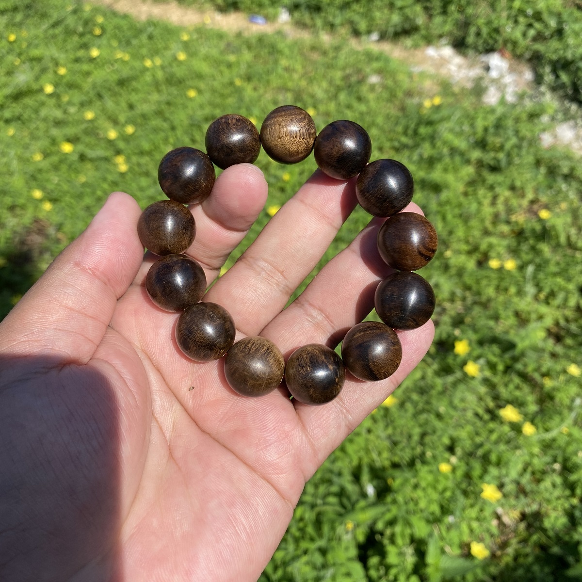 Agarwood Bracelet Size 17.7mm - Image 3