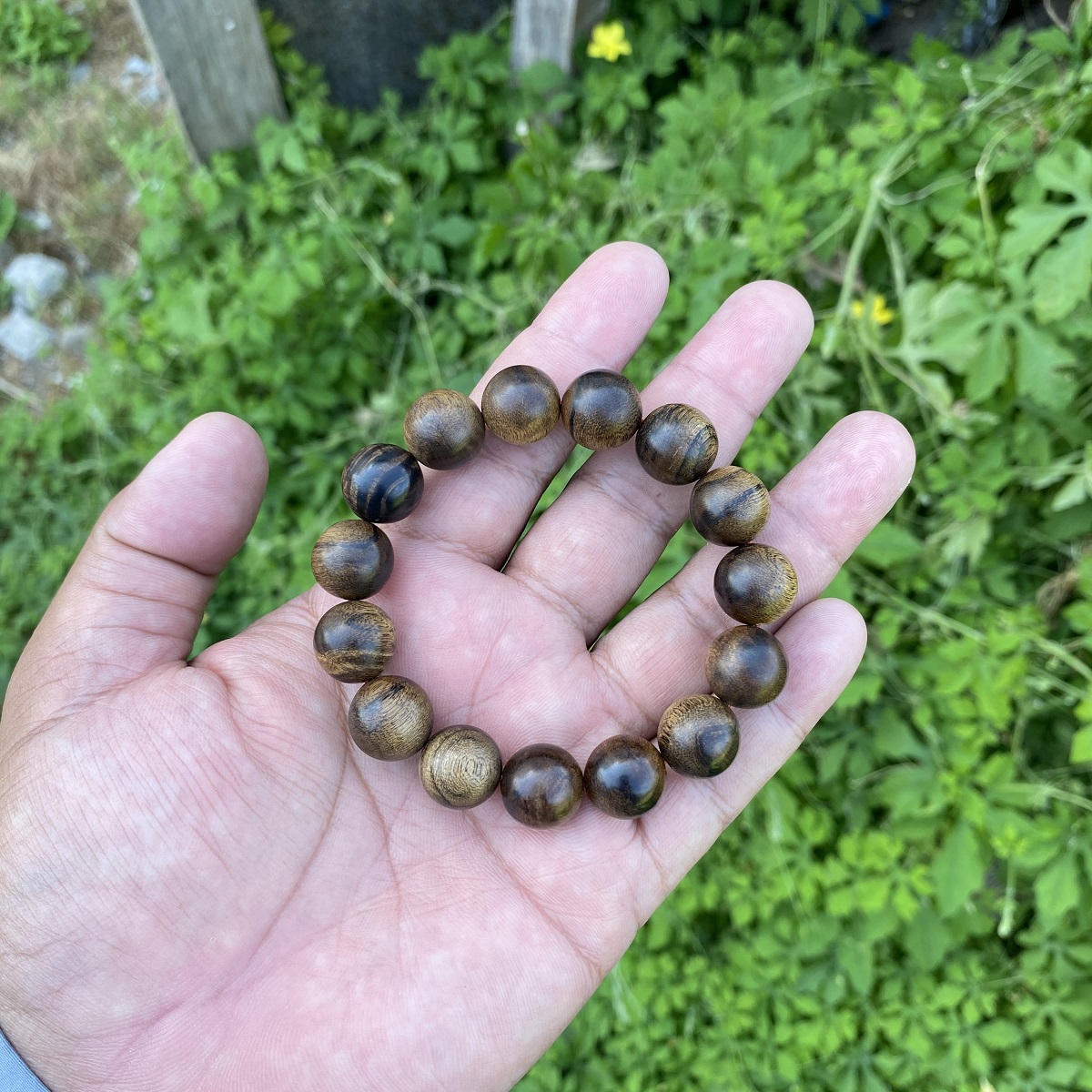 Agarwood Bracelet Size 13.7mm - Image 2