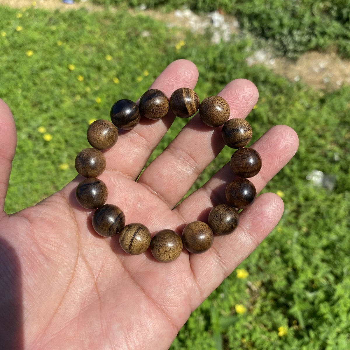 Agarwood Bracelet Size 13.7mm - Image 4