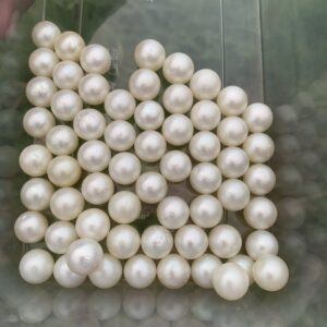 Sand Pearl 58pcs 11.5-11.9mm Indonesia Loose Saltwater Special Pearl Beads BoZorX GRR